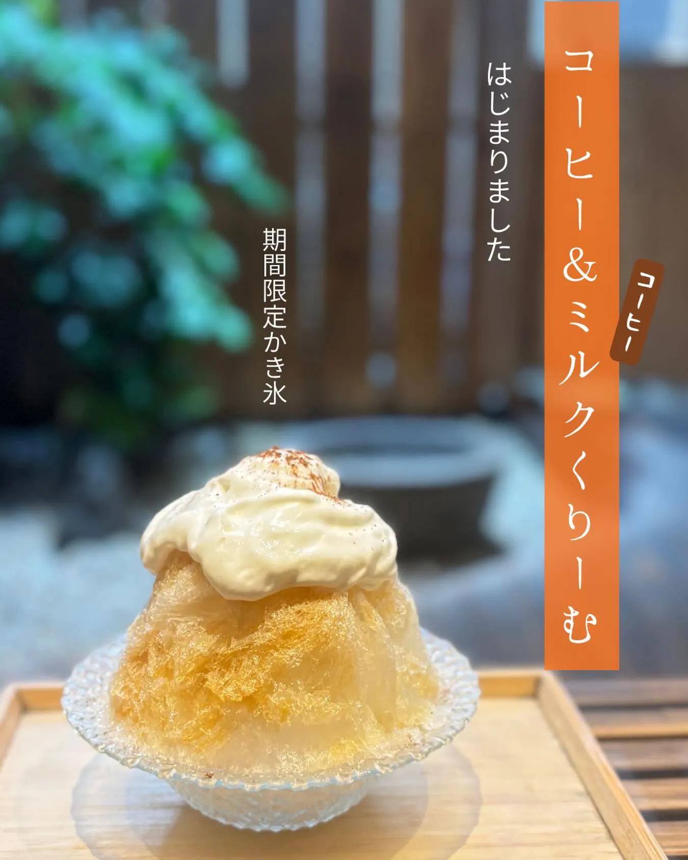 ☕️【期間限定🍧】
