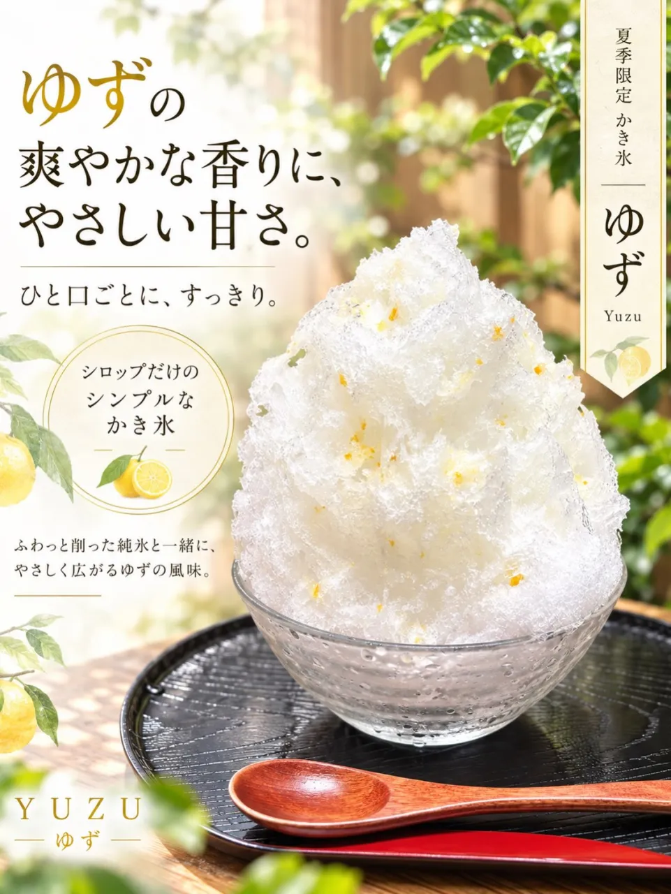 限定かき氷のご案内